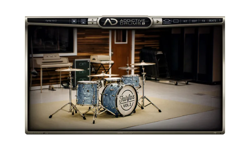 Addictive Drums 2　のGUI