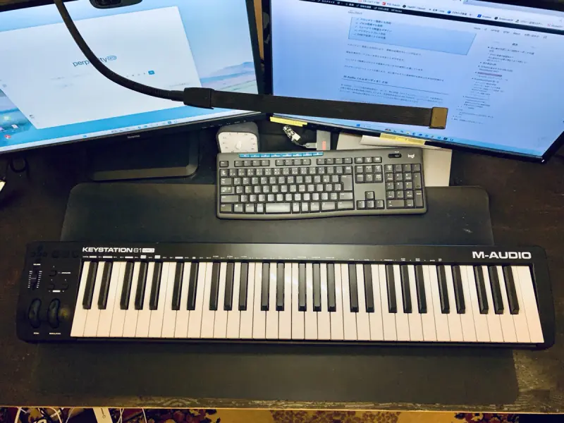 M-Audio Keystation61mk3徹底レビュー DTM初心者おすすめUSB